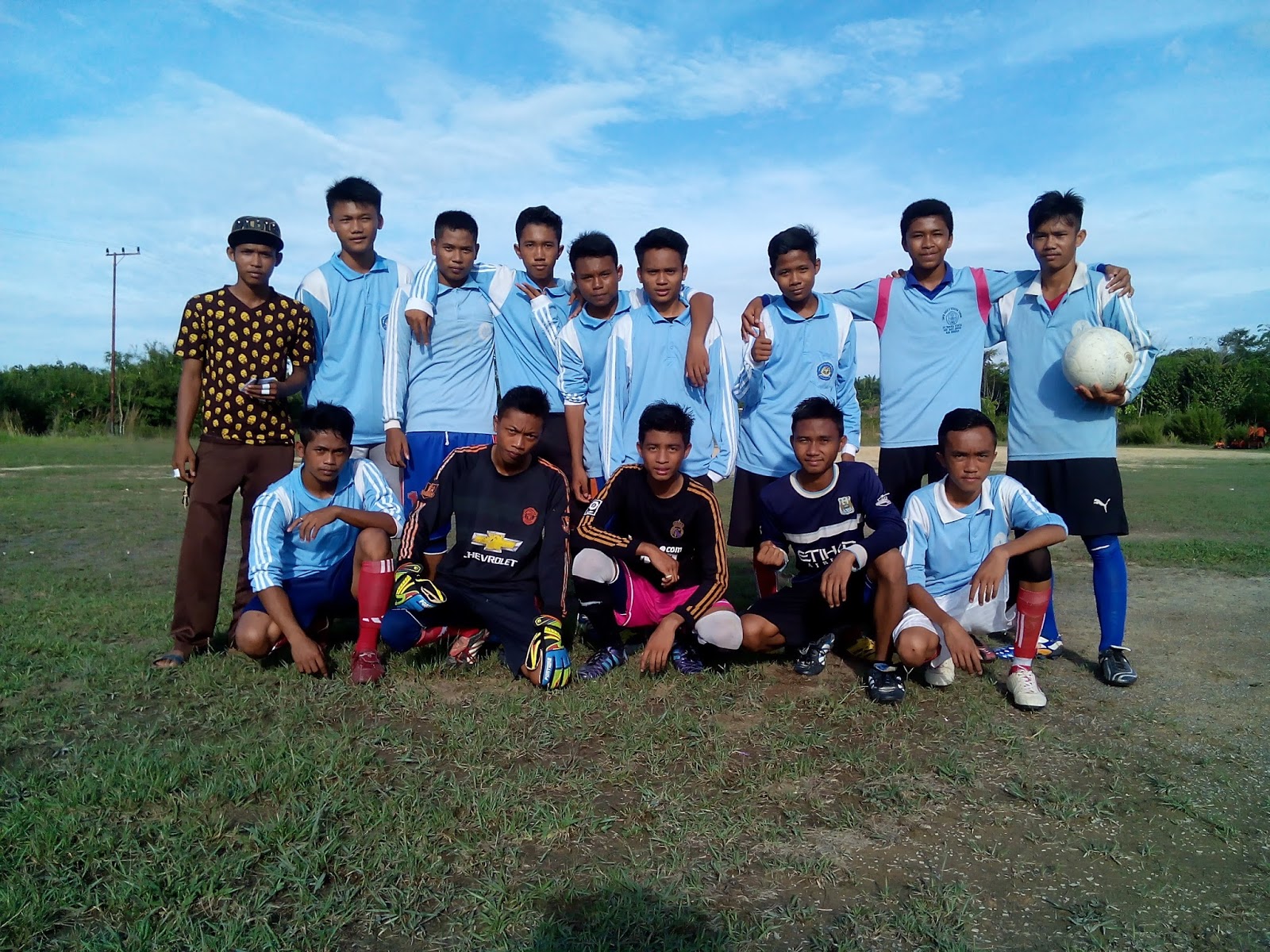 Team Exskul Bola SMA PGRI Teguh Sempurna Pertandingan Sepak Bola