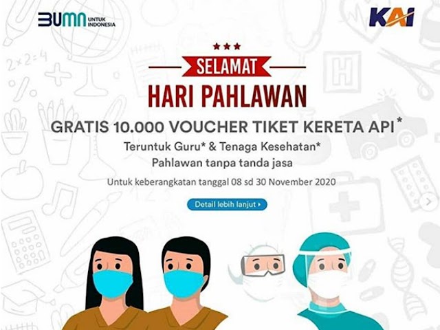 Ini Cara dan Lokasi Stasiun Program Gratis Naik KA bagi Guru dan Tenaga Kesehatan dari PT KAI