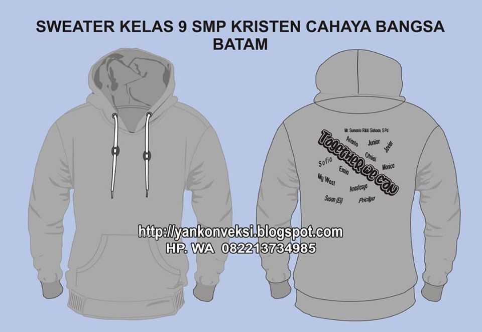 SWEATER KELAS 9 SMP KRISTEN CAHAYA BANGSA BATAM KEPRI