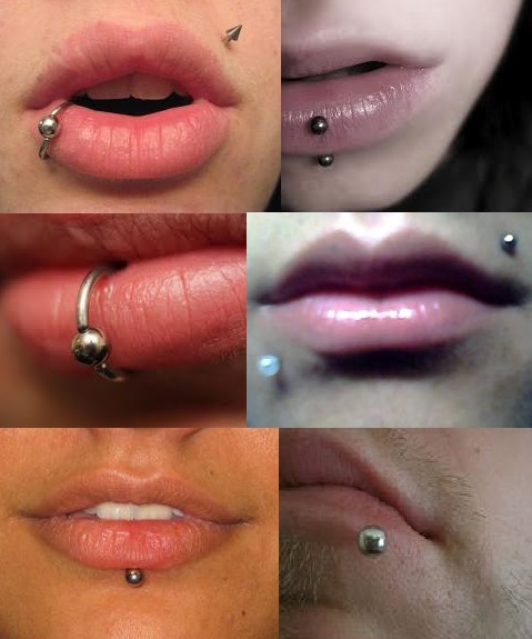 PIERCING: PIERCING EN LA NARIZ - PIERCING EN EL LABIO - PIERCING EN EL OMBLIGO - PIERCING EN LA CEJA - PIERCING EN LA LENGUA