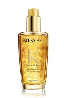 kerastase L'Huile Original Hair Oil, Iconic nourishing hair oil for all hair types infused with a blend of argan hair oil, camellia oil & marula hair oil.