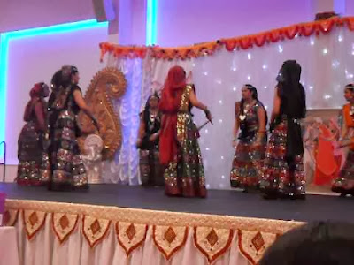 playing dandiya