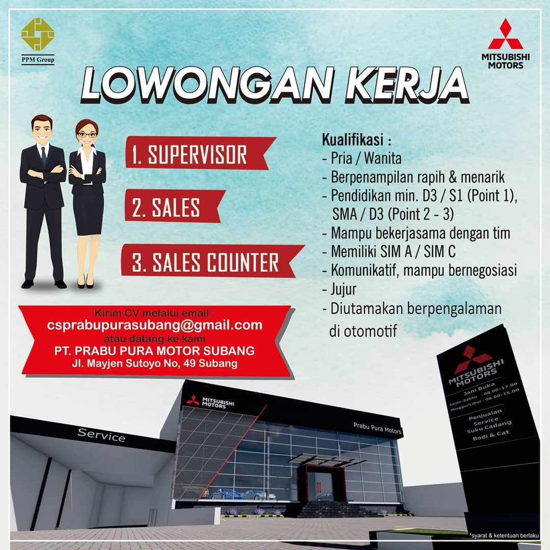 Lowongan Kerja Mitsubishi Motors