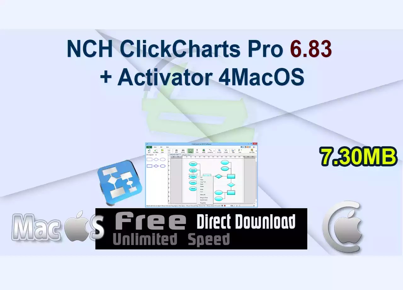 NCH ClickCharts Pro 6.83 + Activator 4MacOS