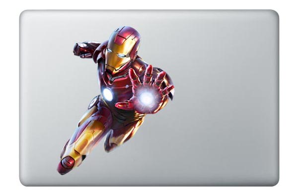 Full Color Iron Man MacBook Sticker