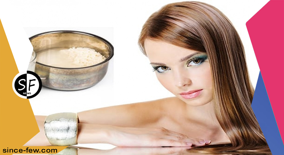 Natural Masks From Rice Water to Tighten and Smooth The Forehead