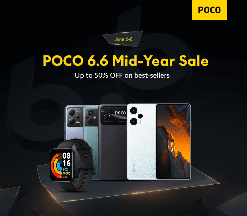 POCO releases 6.6 deals with up to 50 percent off!
