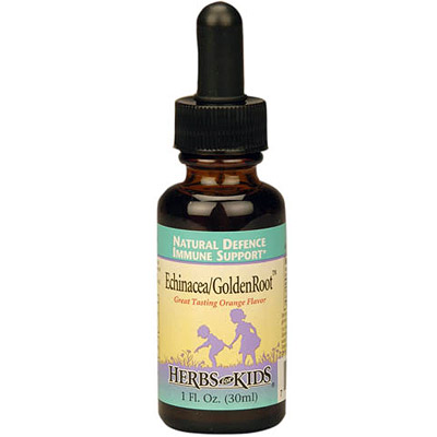 Echinacea/GoldenRoot, Orange Flavor Alcohol-Free 2 oz by Herbs For Kids