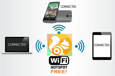 How to create a WiFi hotspot in a web browser UC Browser