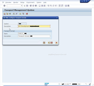 Create SAP Transport Domain