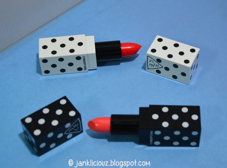 3 Concept Eyes lip color x dot edition: Let it pop!