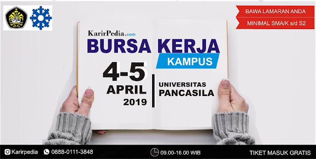 job fair univ pancasila april 2019