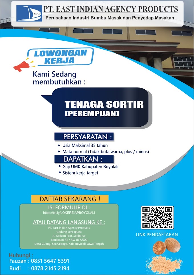 LOKER PT EAST INDIAN AGENCY PRODUCTS