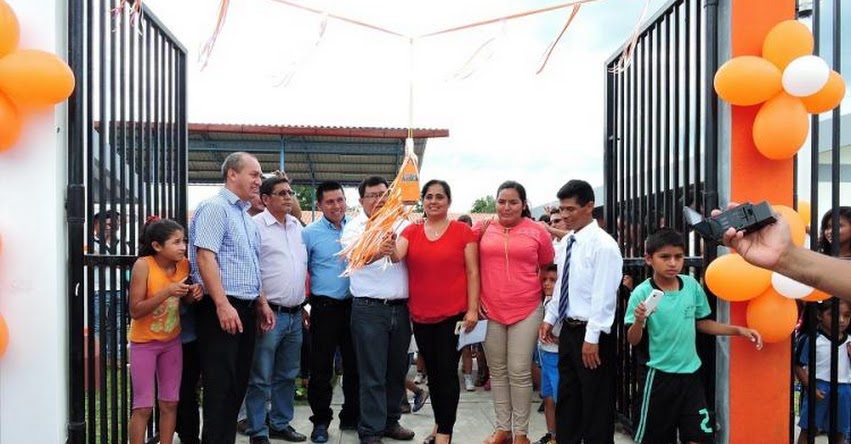 Gobierno Regional entrega nuevos locales escolares en la margen izquierda del Río Mayo - DRE San Martín - www.dresanmartin.gob.pe
