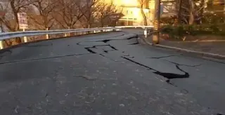 Earthquake, Road, Road with nature