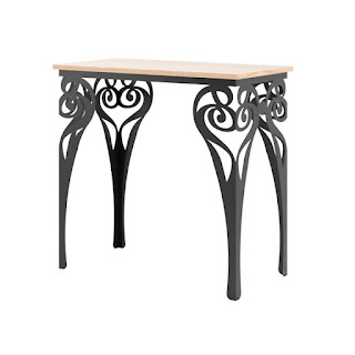 Mesa alta para bar serie Amsterdam acero madera