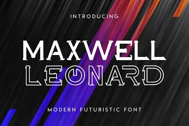 Maxwell Leonard Display Font