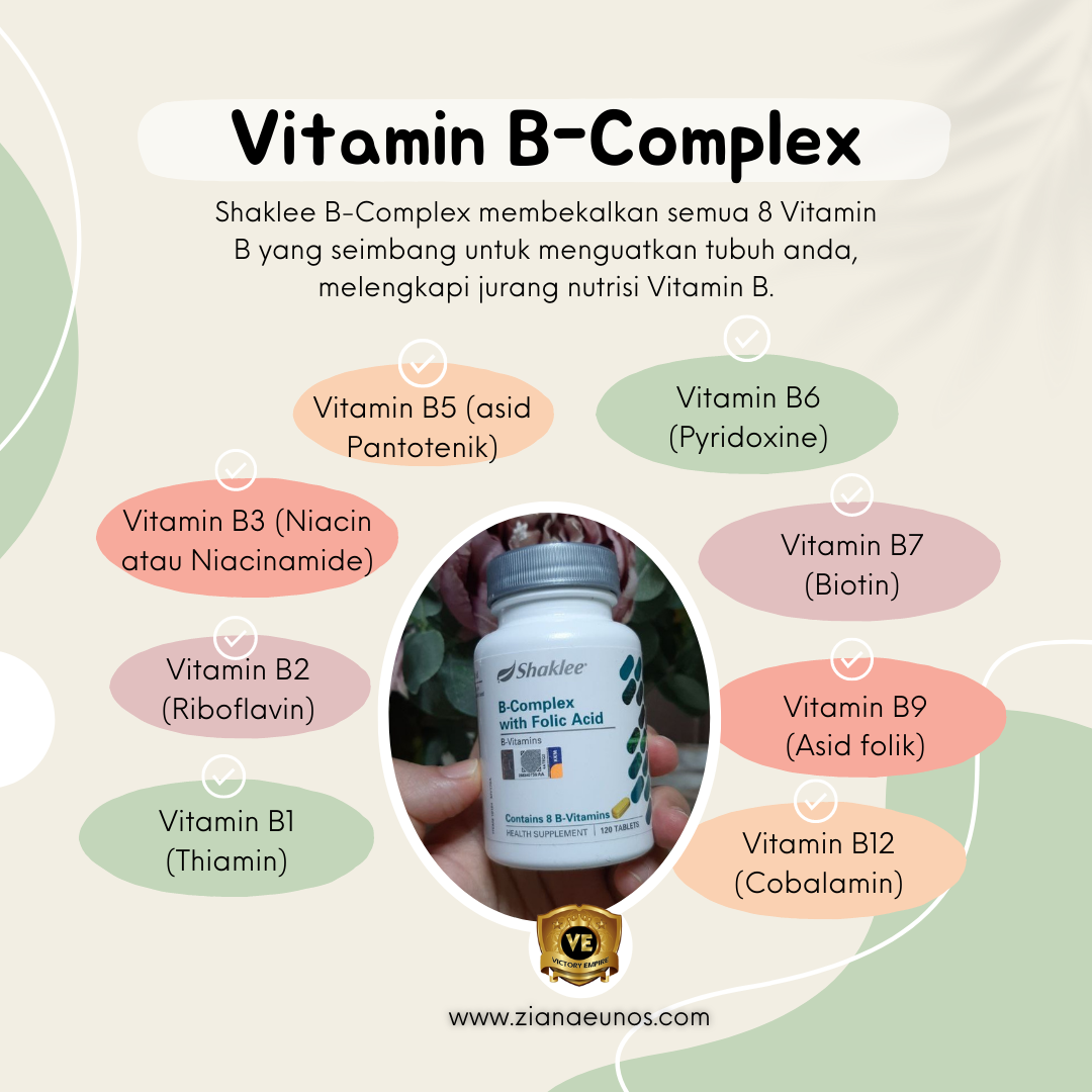 Vitamin B Complex Shaklee untuk Stress