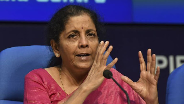 Finance Minister Nirmala Sitharaman