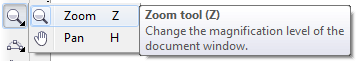 Mengenal bagian CorelDRAW - Zoom Tool