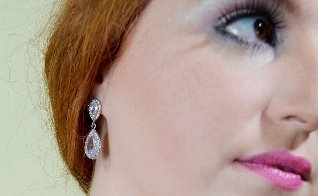Diamond Teardrop Earrings, Patricia South Bridal, Prom, Prom Dress, Katie Scarpati, Mary Scarpati, Miami Bloggers, South Florida Bloggers, Twin Bloggers, Blog, Blogger, Beauty Blogger, How To Style, Prom Dress Fashion, Fashion, Fashion Blogger, Fashion Blog, Style, Twin Vogue, Red Hair,