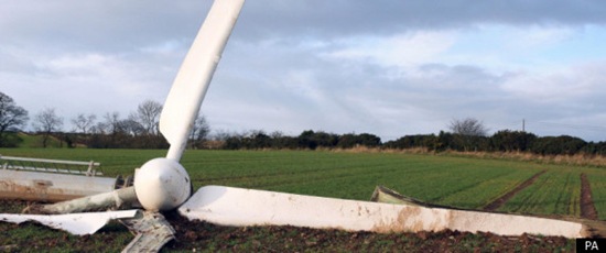 Broken Wind Turbine