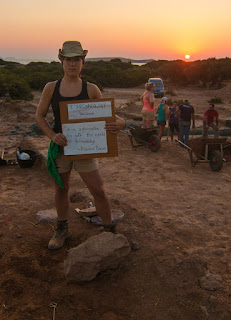 Archaeologist Rachel Kulick in Crete