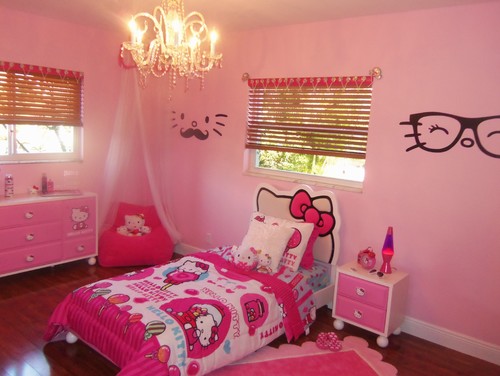 Kamar Tidur Anak Perempuan Minimalis Warna Pink