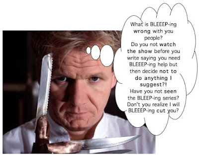 Chef Ramsey Restaurants on Recipe For How To Really Annoy Chef Gordon Ramsay