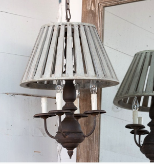 Basket -Chandelier-Famrhouse-Lighting