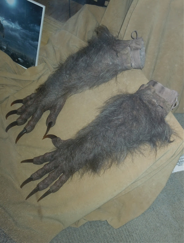 The Wolfman movie prosthetic werewolf arms