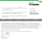 Received 25k Delta Airlines Miles Haven't Yet Signed up, I am still cycling . (fidelitydeltaletter )