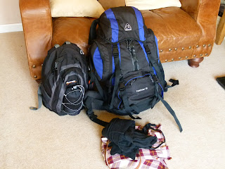 Bags all packed ready to go!