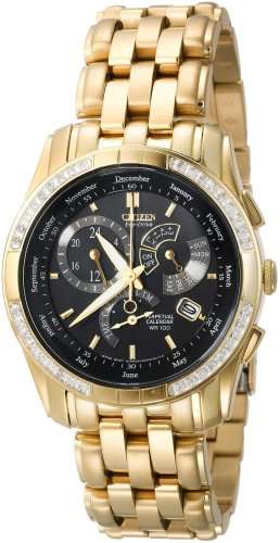 Citizen Men's BL8042-54E Eco-Drive Calibre 8700 Gold-Tone Diamond Watch