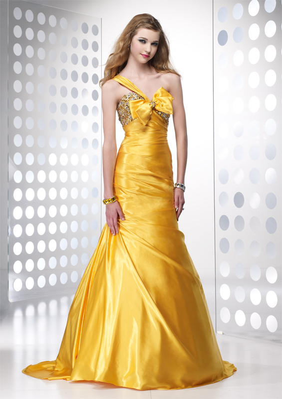 yellow wedding dress
