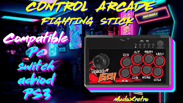 Control (Joysticks) Arcade Fighting Stick compatible con: Pc, Switch, Andriod, PS3