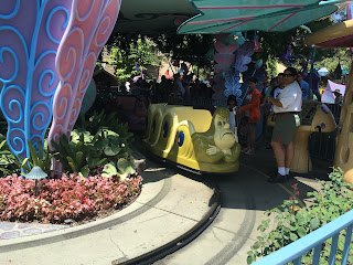 Alice In Wonderland Yellow Ride Vehicle Fantasyland Disneyland