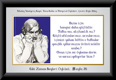 #NikolayVasilyeviçGogol #TarasBulbaVeMirgorodÖyküleri #EskiZamanBeyleriÖyküsü #ÇeviriErginAltay