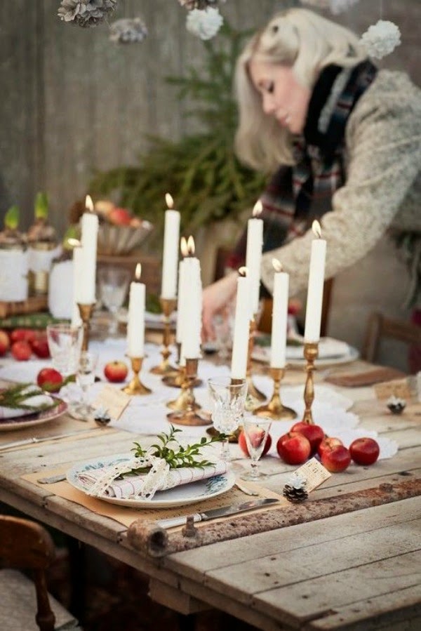 christmas tablescape