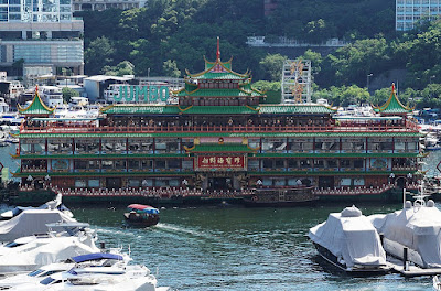 Hong Kong's Jumbo Floating Restaurant Towed away