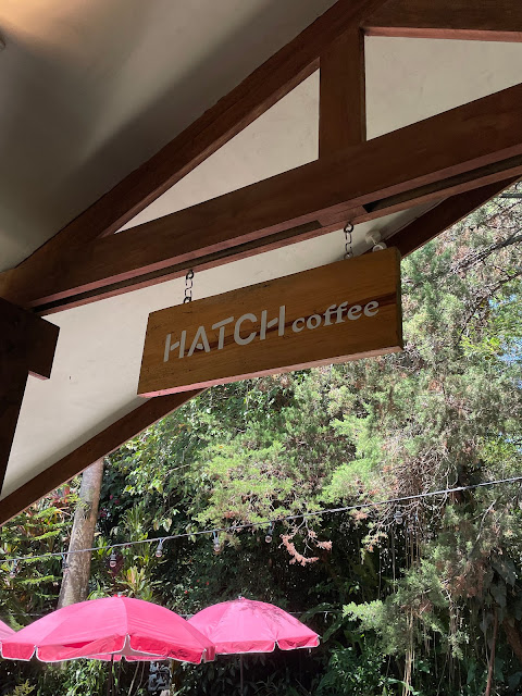 Hatch coffee signage in Baguio