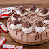 Nepečený Kinder Bueno cheesecake 