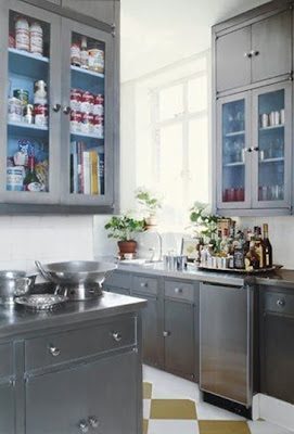 cocina color gris