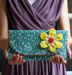 tutorial pochette colorata