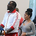 Akon steps out with one of his wives in France (photos)