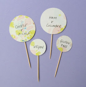 DIY food toppers for parties