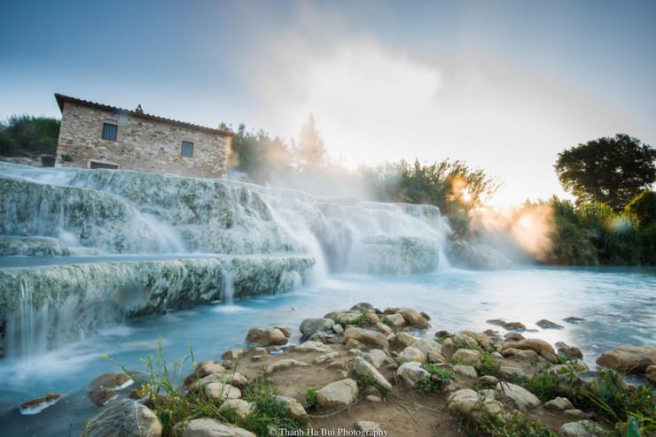 Top 10 Natural Wonders in Italy - Hot Springs of Saturnia