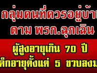 มาตรการพึงปฏิบัติสำหรับกลุ่มที่เสี่ยงติดเชื้อ ในพ.ร.ก.ฉุกเฉิน 