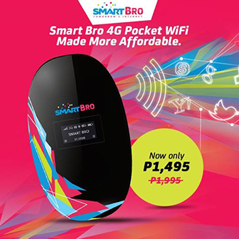 Smart Bro 4G Pocket WiFi Made More Affordable at Php1495