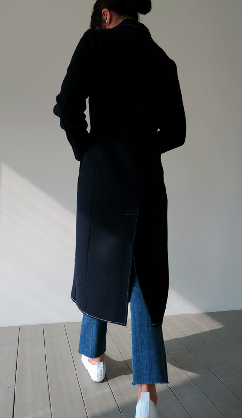  Navy Polo Coat